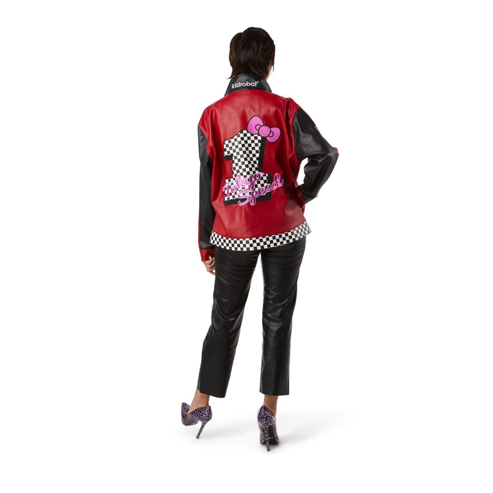 Hello Kitty® Tokyo Speed Red Moto Jacket by Kidrobot