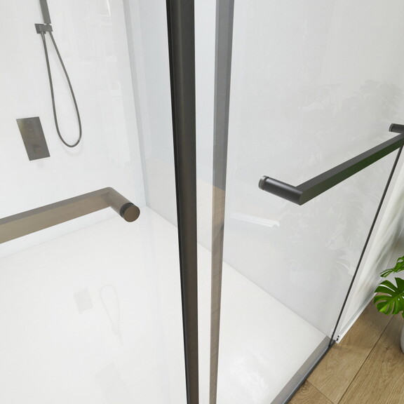 60 in. W x 76 in. H Sliding Frameless Shower Door ...