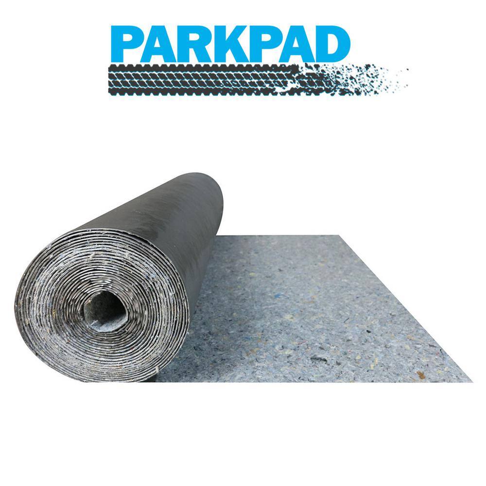 MP Global Products 3 ft. W x 16.66 ft. L Park Pad Recycled Carpet Fiber Absorbent Pad for Garage Floors PARKPAD