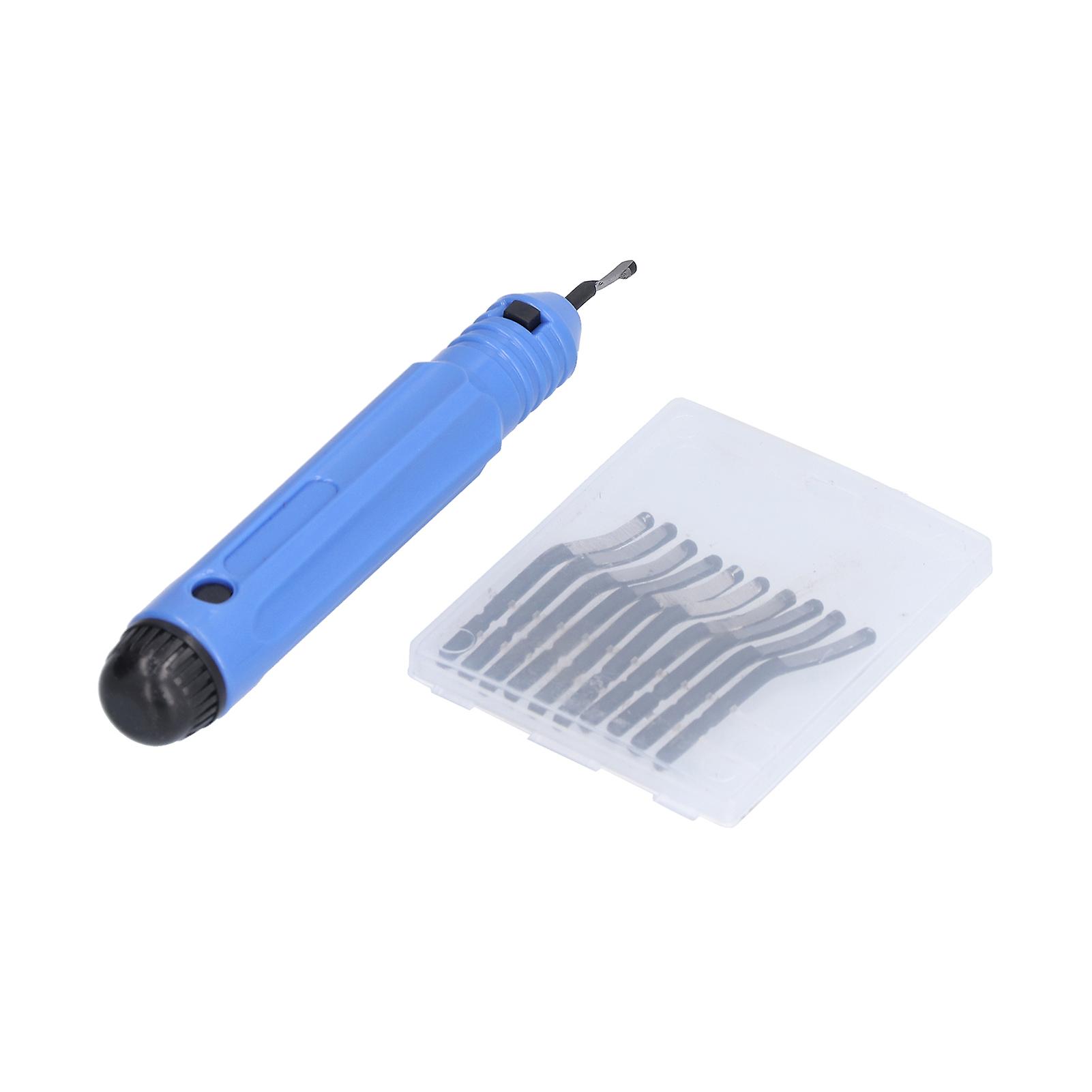 Trimming Scraper Burr Remove Blades Replacement Alloy Hand Deburring Chamfering Knife Kit