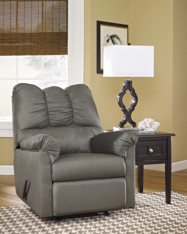 Darcy Rocker Recliner in Cobblestone   Transitional   Recliner Chairs   by Emma Mason  Houzz