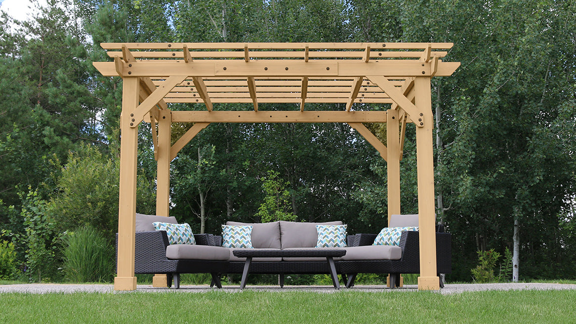 Yardistry 10' x 12' Meridian Cedar Pergola