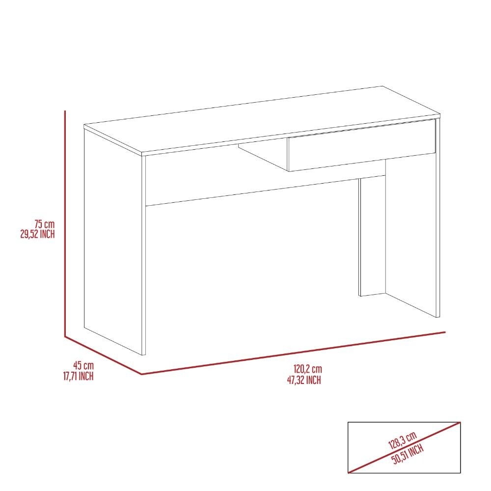 Writing Computer Desk Two Drawers