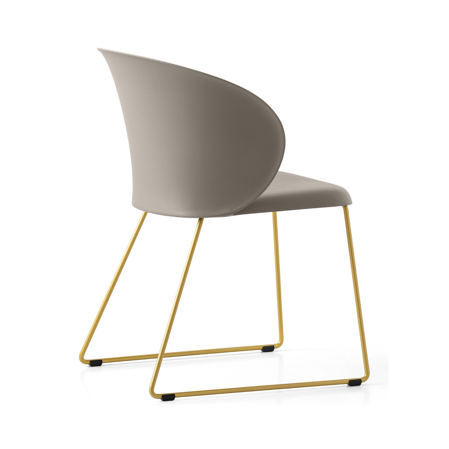 Tuka Indoor/Outdoor Painted Brass Leg Chair