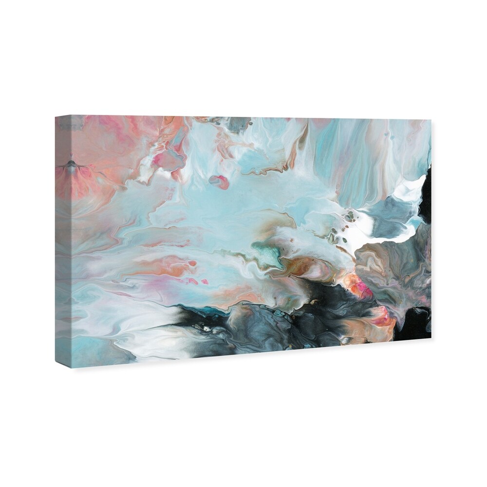 Oliver Gal 'Dreaming in Colors' Abstract Wall Art Canvas Print   Blue  Pink