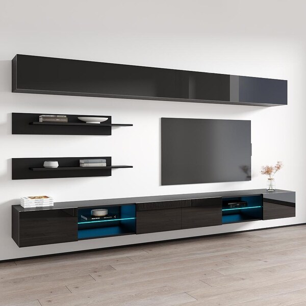 Fly I1 33TV Wall Mounted Floating Modern Entertainment Center