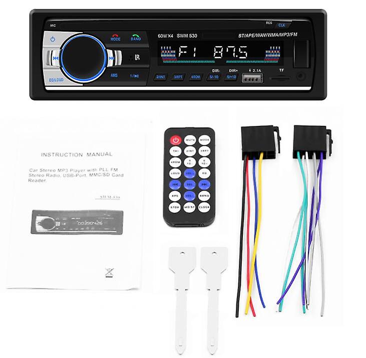 Swm-530 Dual Usb Mobile Phone Fast Charging Car Mp3 Bluetooth Player