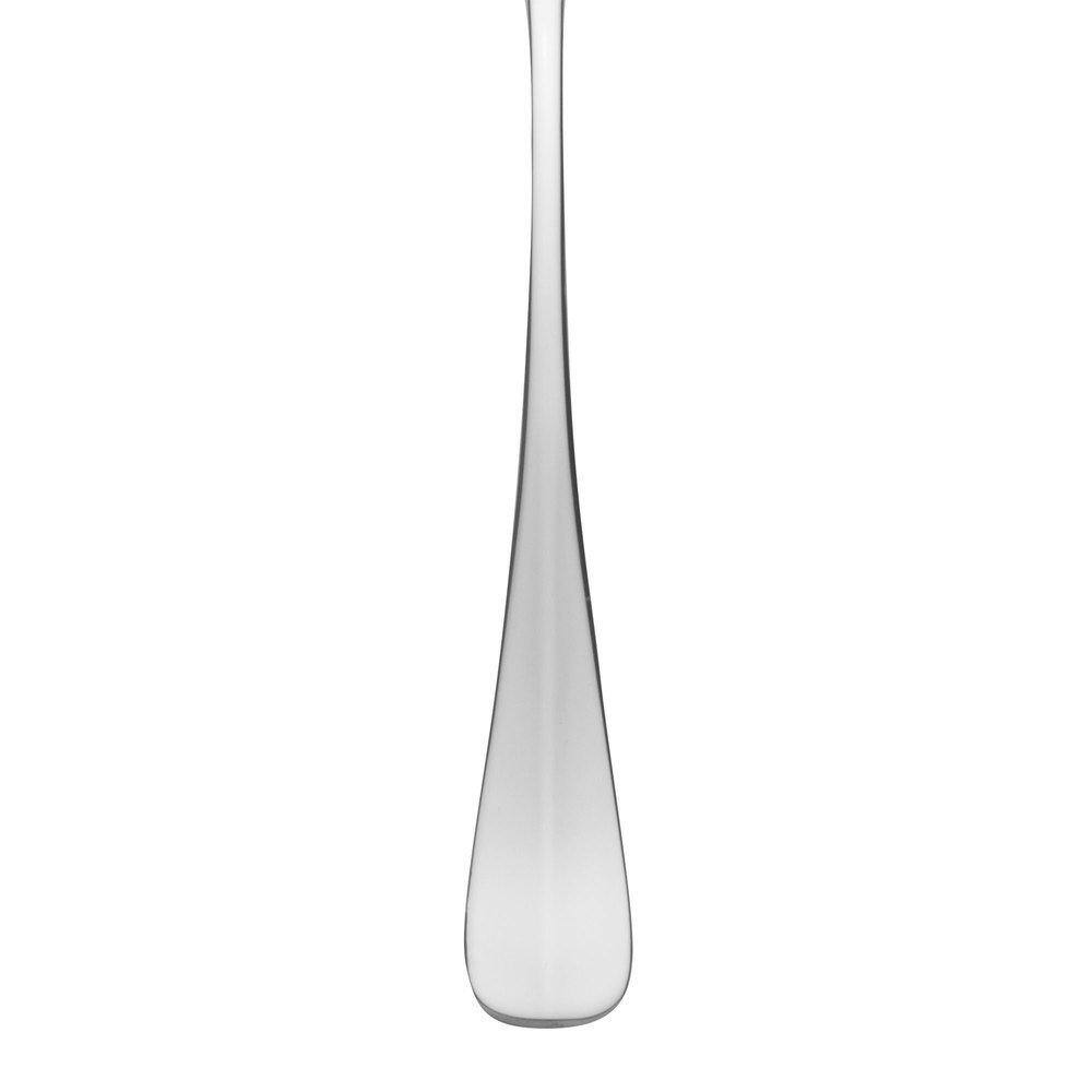 Oneida Baguette Silver 1810 Stainless Steel Oval Bowl SoupDessert Spoon (12-Pack) T148SDEF