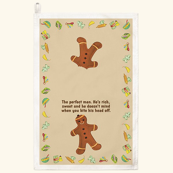 Kitchen Towel Perfect Man  22 x 32 in.