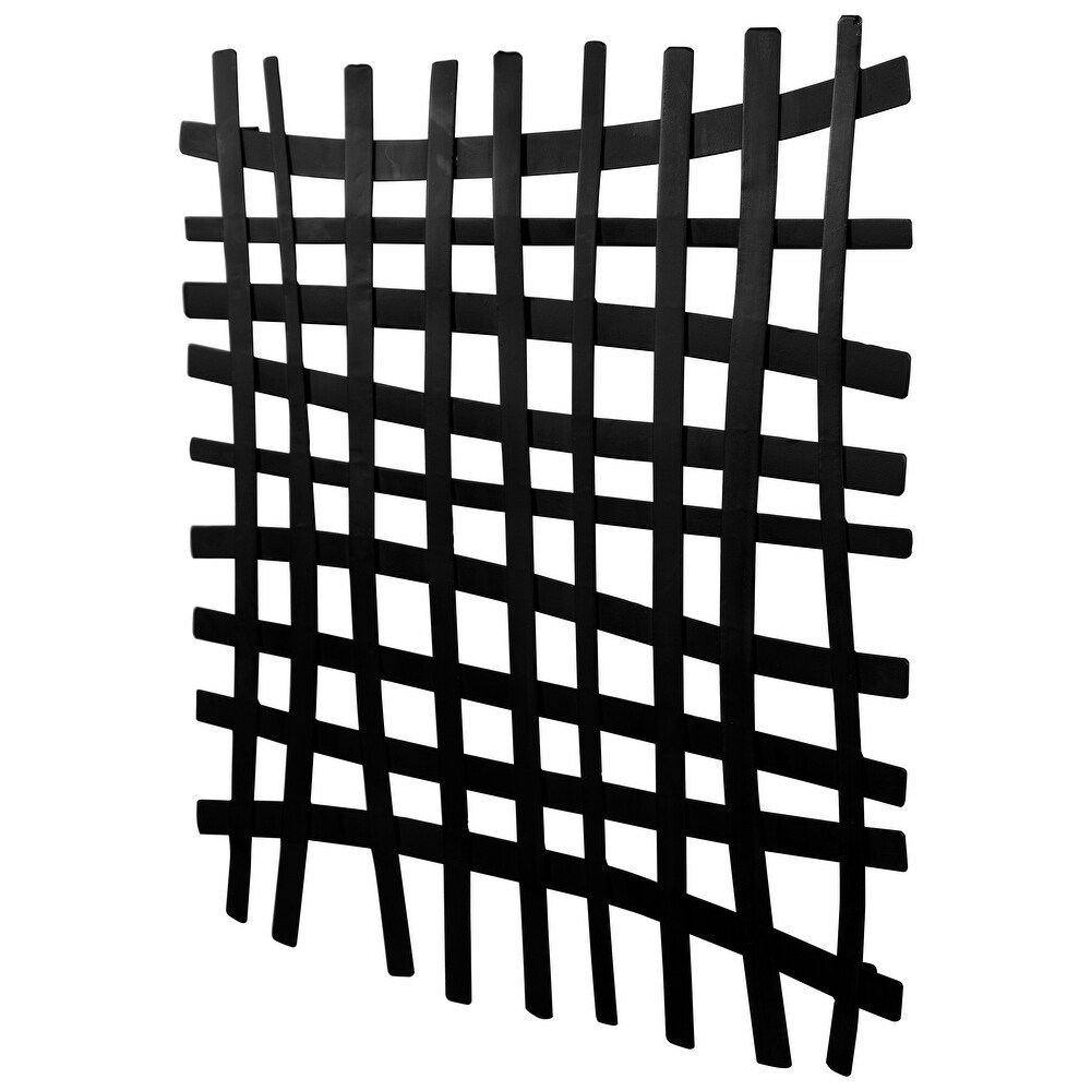 Uttermost Gridlines Matte Black Iron Wall Decor   24\