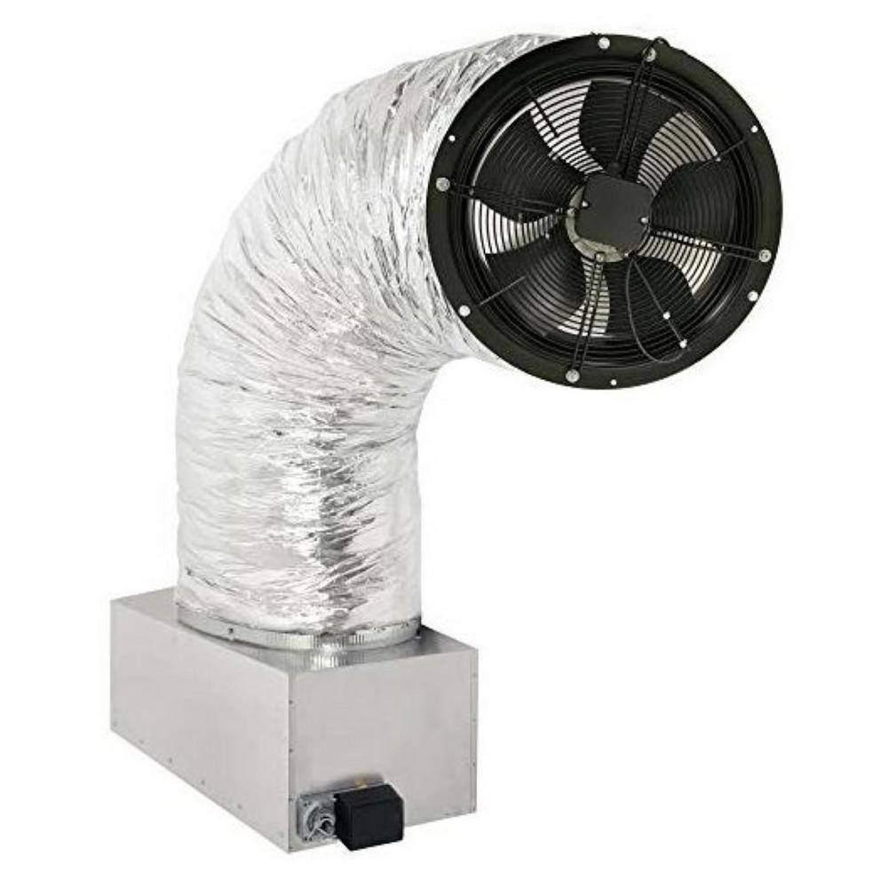 CENTRIC AIR 4.0(R2) Whole House Fan 3921 CFM (HVI-916 Certified Airflow Rating) 2-Speed Remote with TimerTemp Control R50 Damper CentricAir4.0(R50R2)