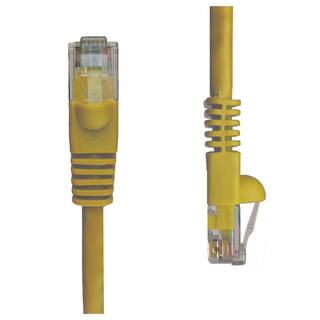 NTW 50 ft. Cat5e Snagless Unshielded (UTP) Network Patch Cable Yellow 345-U5E-050YL