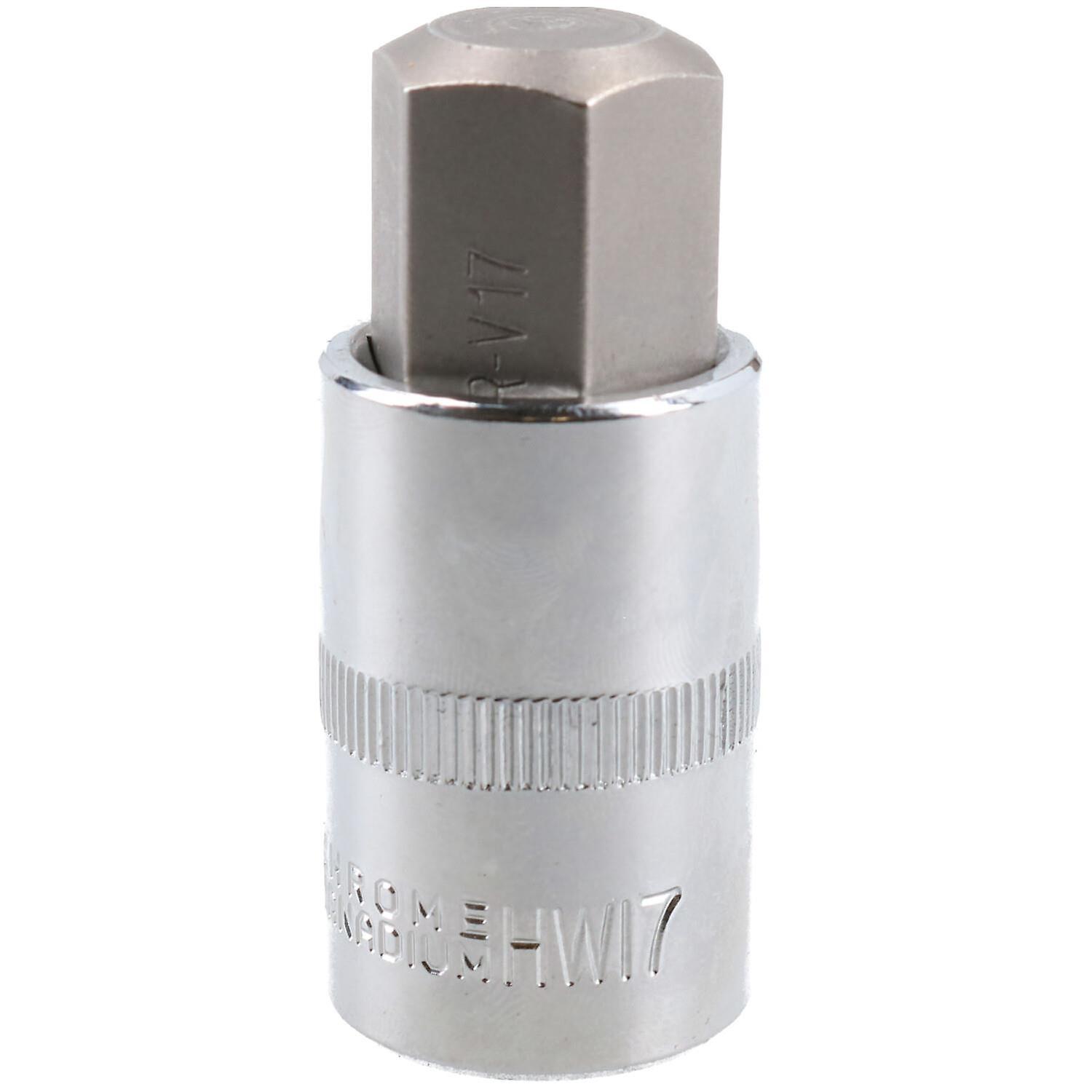 17mm Hex Bit Metric Allen Socket Male 1/2