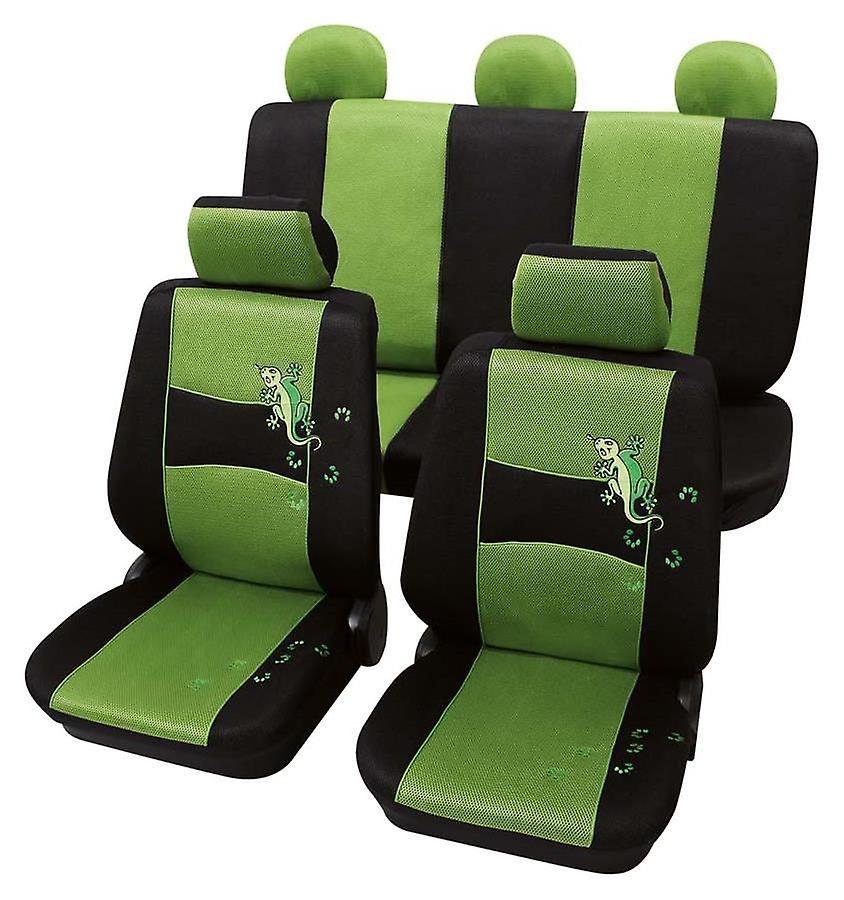 Stylish Green andamp; Black Car Seat Covers For Vauxhall ZAFIRA mk3 2011-2019