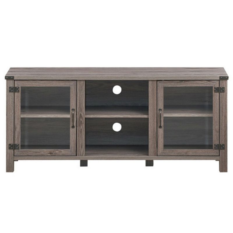 TV Stand Entertainment Center for TVs up to 65 Inch with Storage Cabinets