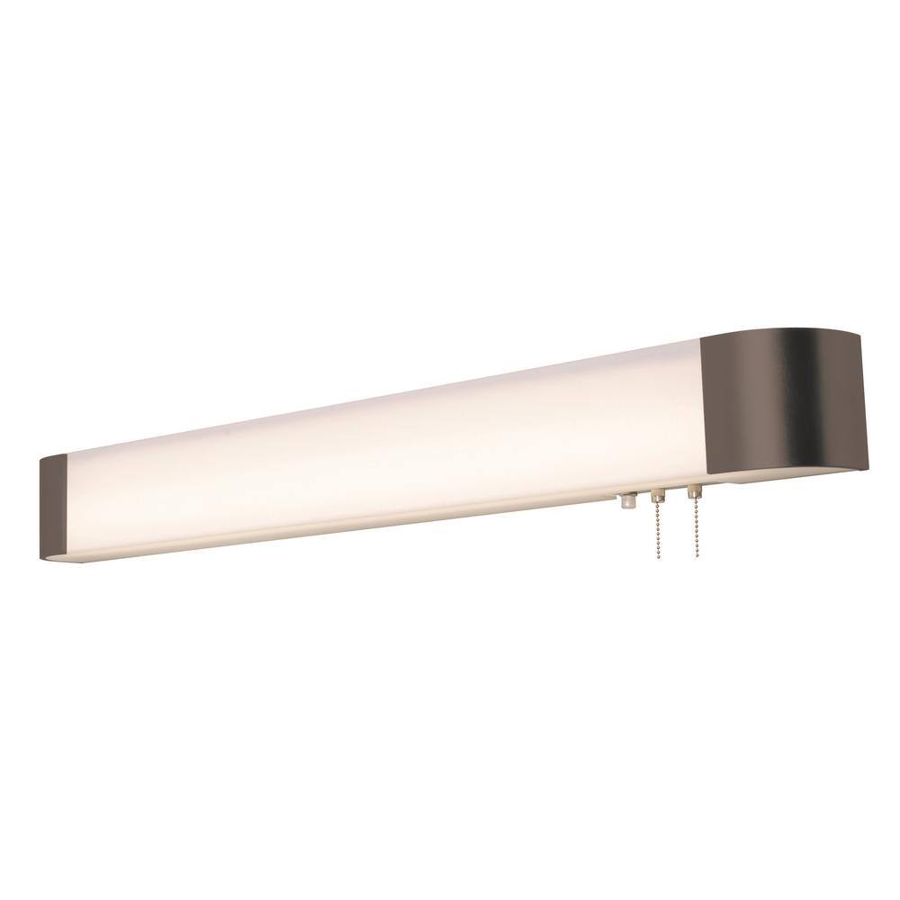 AFX Allen 4 ft. 375-Watt Equivalent Integrated LED Oil-Rubbed Bronze Bath Light ALNB5254L30ENRB