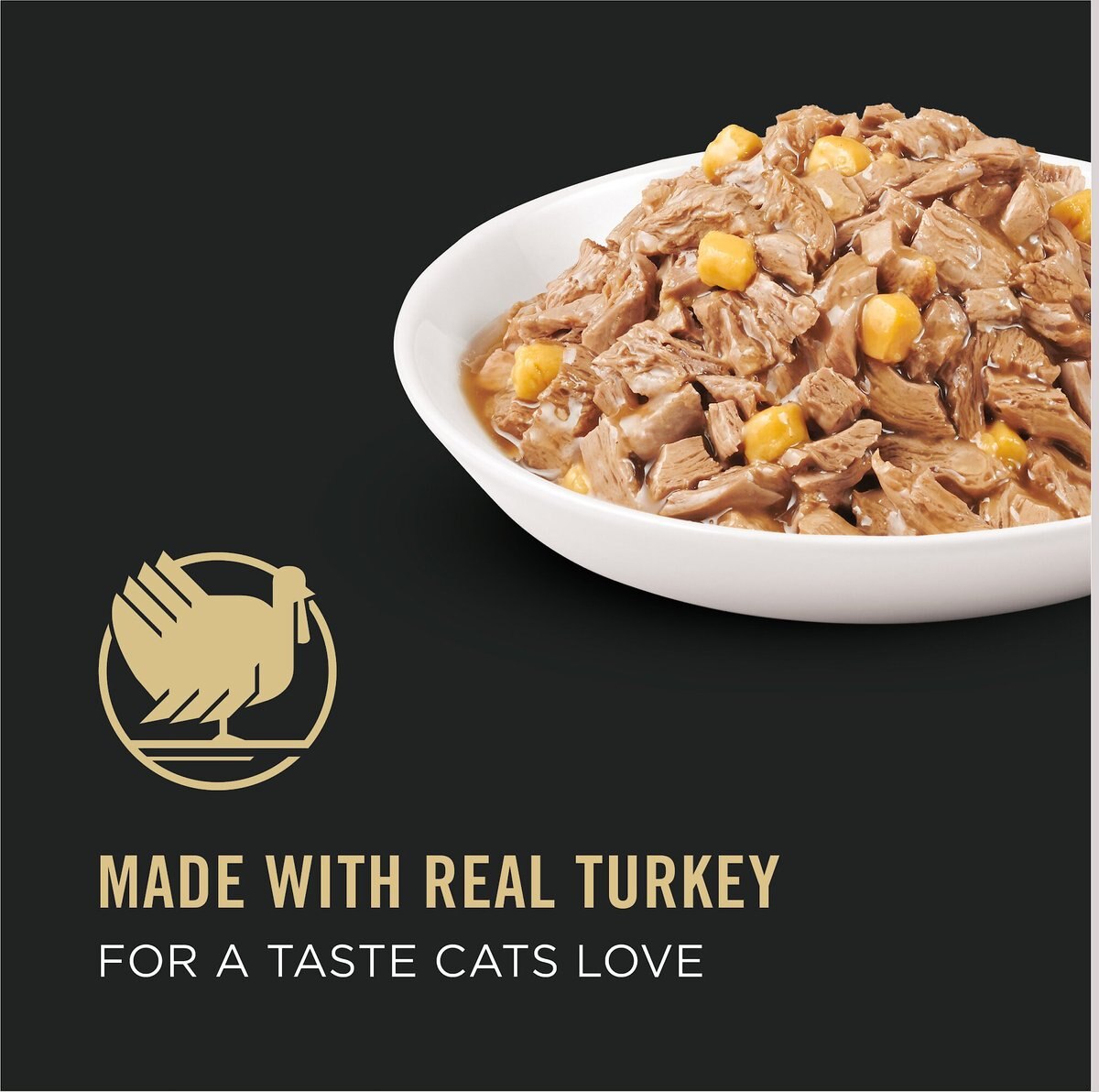 Purina Pro Plan High Protein Turkey and Cheese Entree in Gravy Wet Cat Food