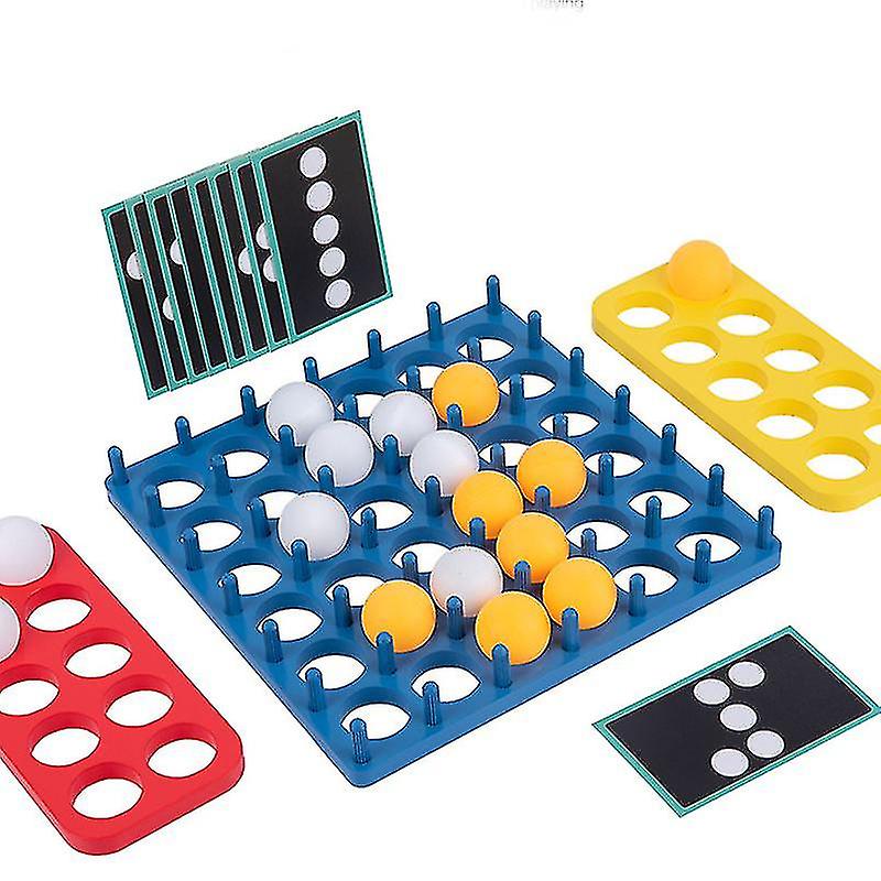 Funny Jumping Ball Tabletop Game Wooden Board Toy Set Parent-kids Interactive Toy Birthday Gift