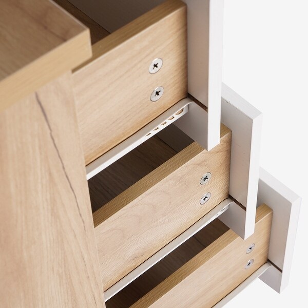 Three Drawer Storage Cabinet Dresser - - 37074804