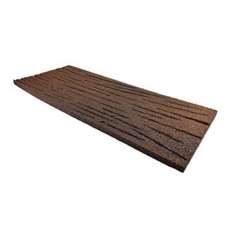 Flexon Railroad Tie Rubber Stepping Stone (Set of 3) RRT-BR4-F