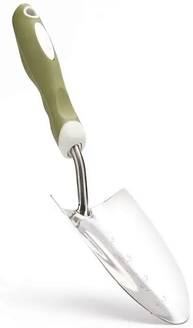 High Quality PP TPR Soft Ergonomic Handle Stainless Steel Trowel Garden Hand Tool