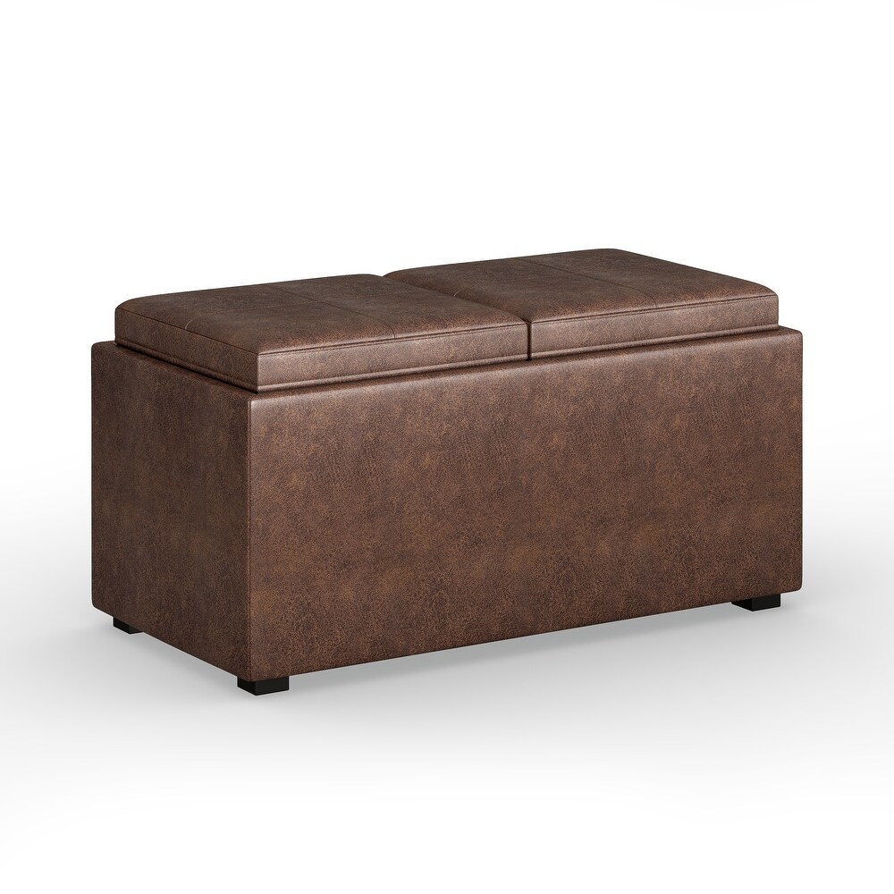 WYNDENHALL Franklin Upholstered 3 piece Ottoman Set