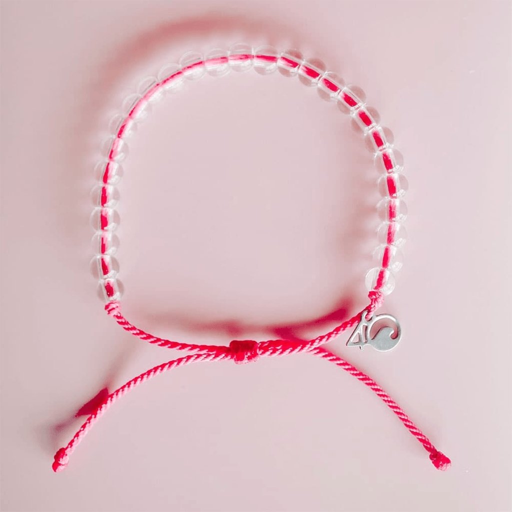 4Ocean  Pink Flamingo Beaded Bracelet