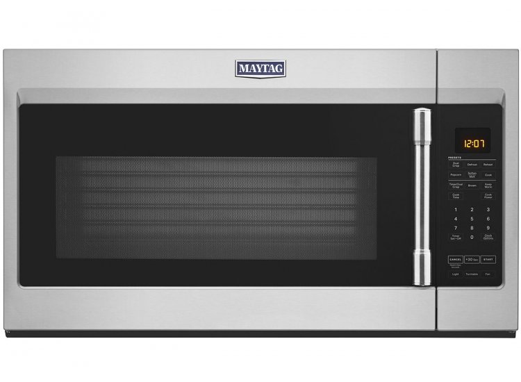 Maytag 1.9 Cu. Ft. Fingerprint Resistant Stainless Steel Over-The-Range Microwave With Dual Crisp Feature