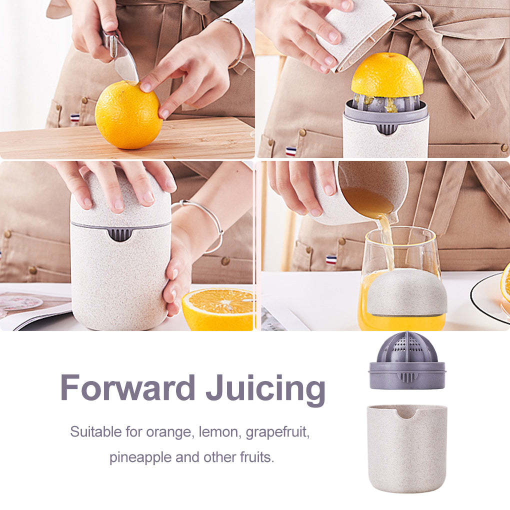 Manual Juicer Simple Home Fruit Juice Extractor Orange Lemon Squeezer Blender Double\-Sided Filter Drinking Machine Juice Tool