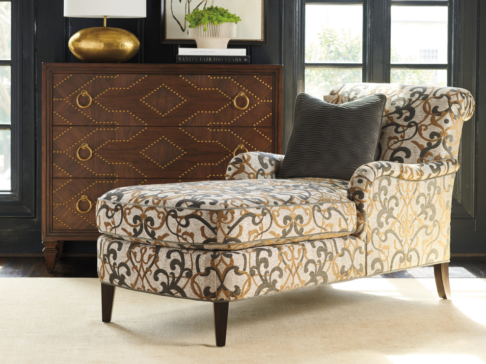 Pleasanton Chaise   Indoor Chaise Lounge Chairs   by Lexington Home Brands  Houzz