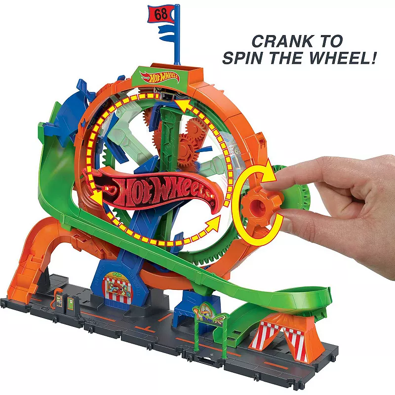 Mattel Hot Wheels City Ferris Wheel Whirl Playset