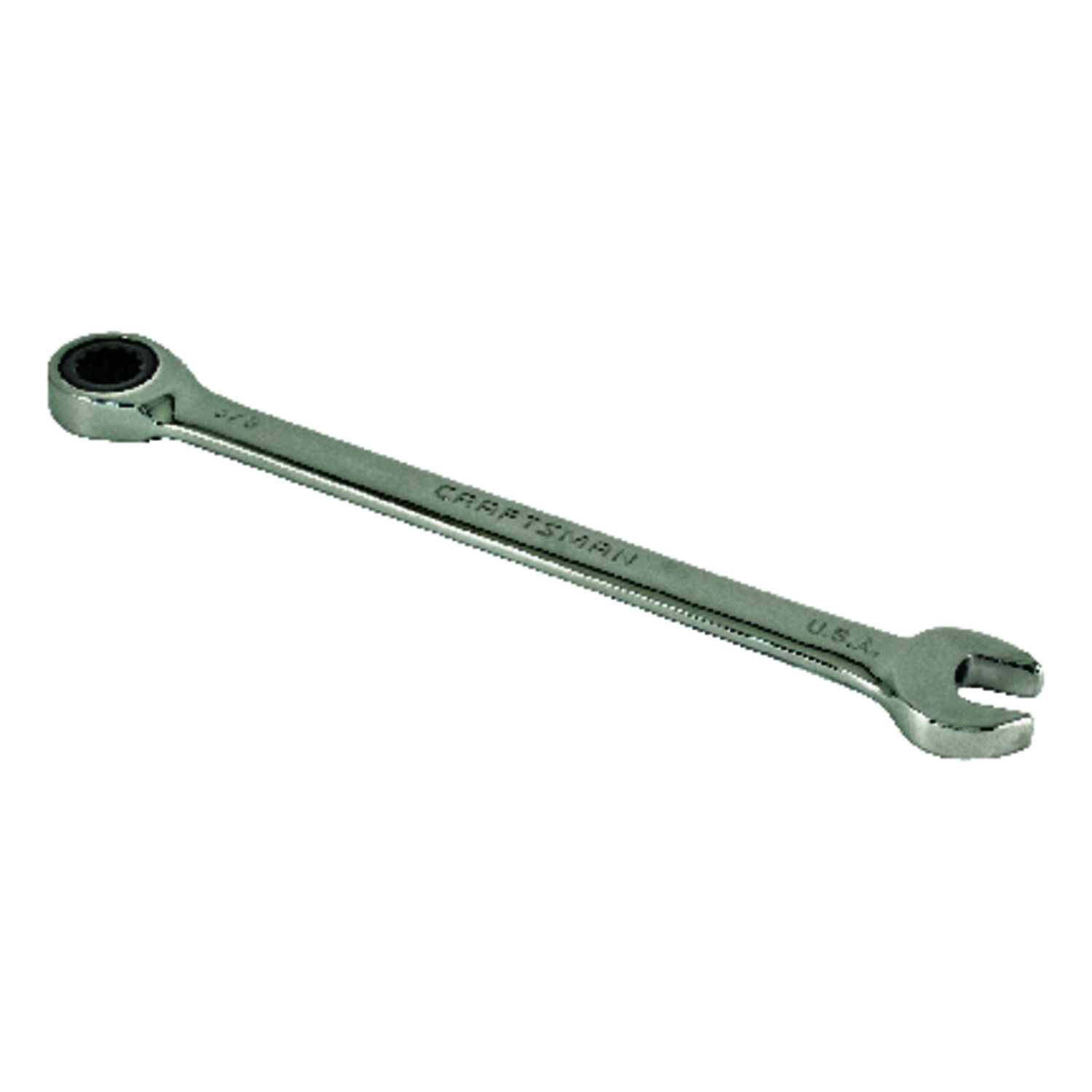 Craftsman 12 Point SAE Ratcheting Wrench 8.66 in. L 1 pc