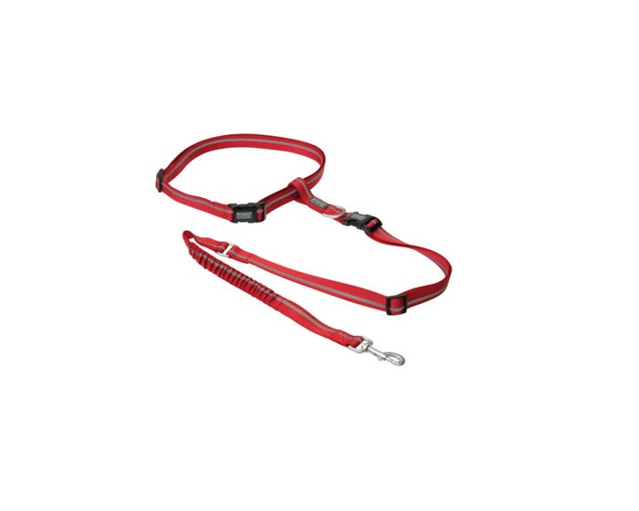 Terrain D.O.G.® Hands-Free Bungee Leash， Red - 07680-35-03