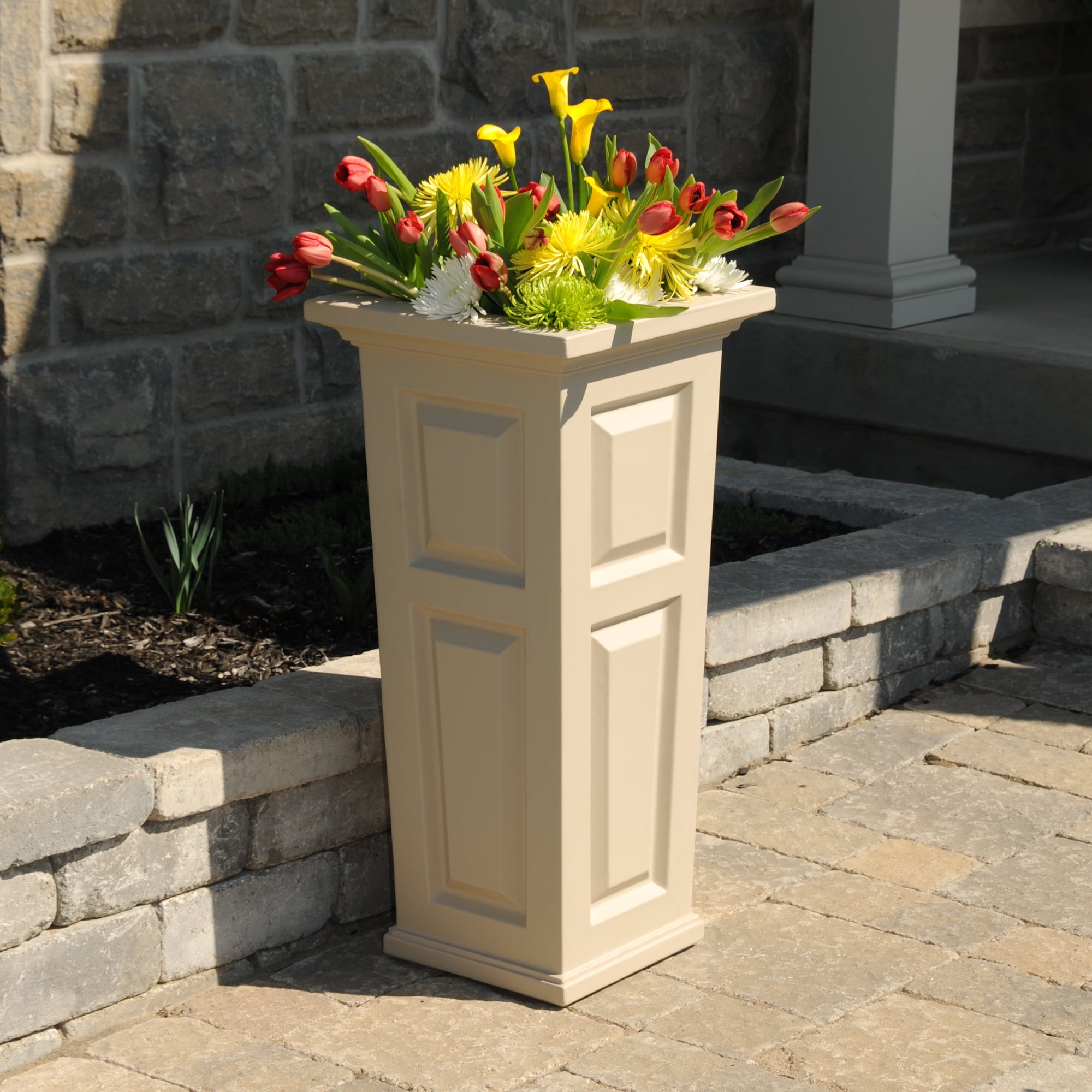 Nantucket Tall Planter Clay