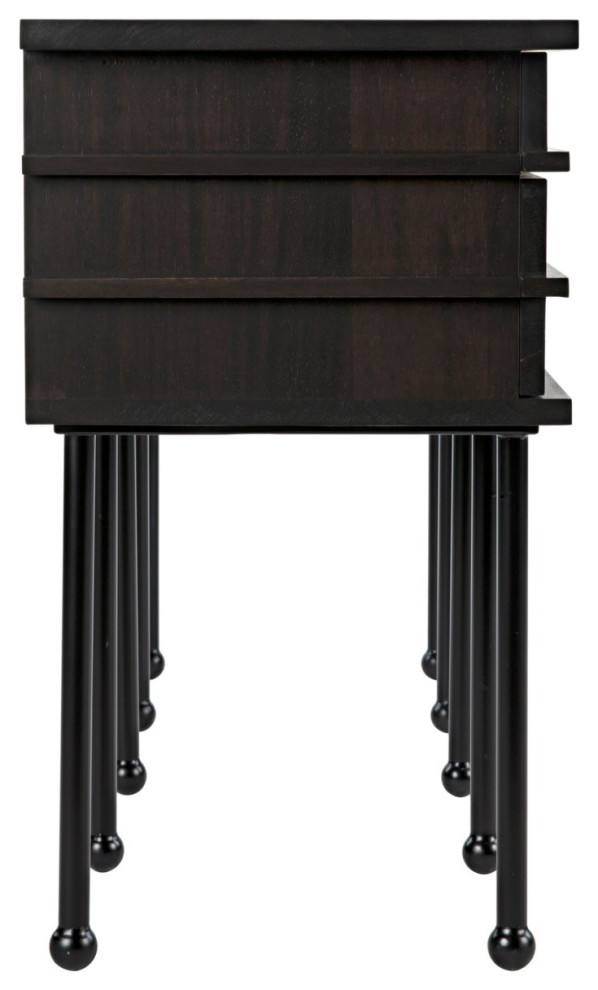 Olivier Console  Ebony Walnut   Transitional   Console Tables   by GreatFurnitureDeal  Houzz