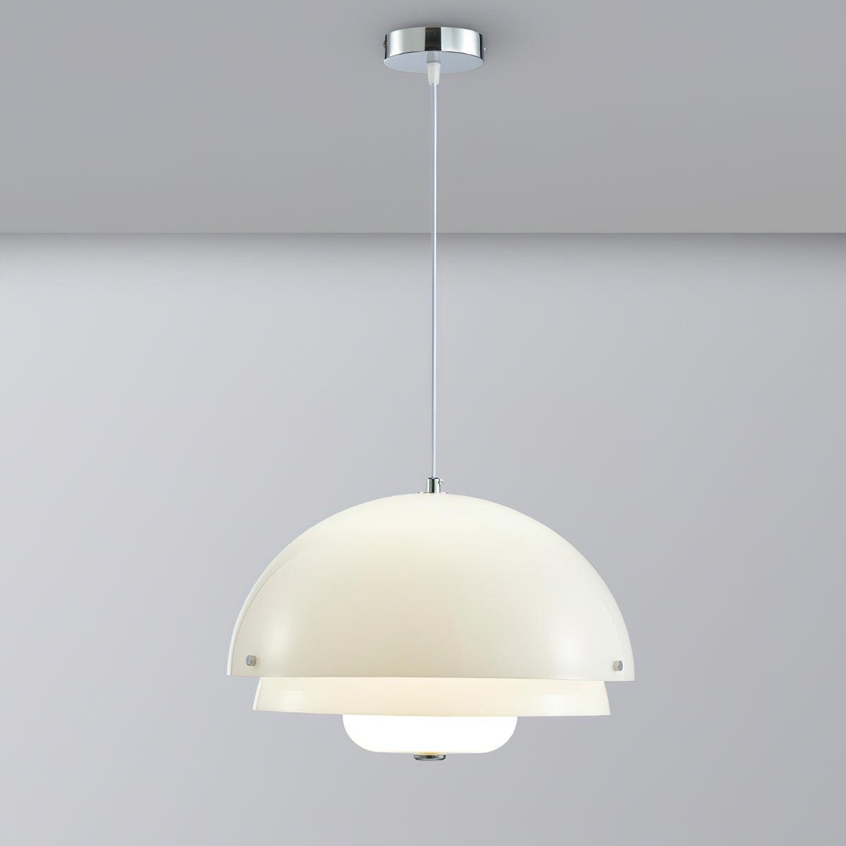 Milk White Layer Pendant Lamp