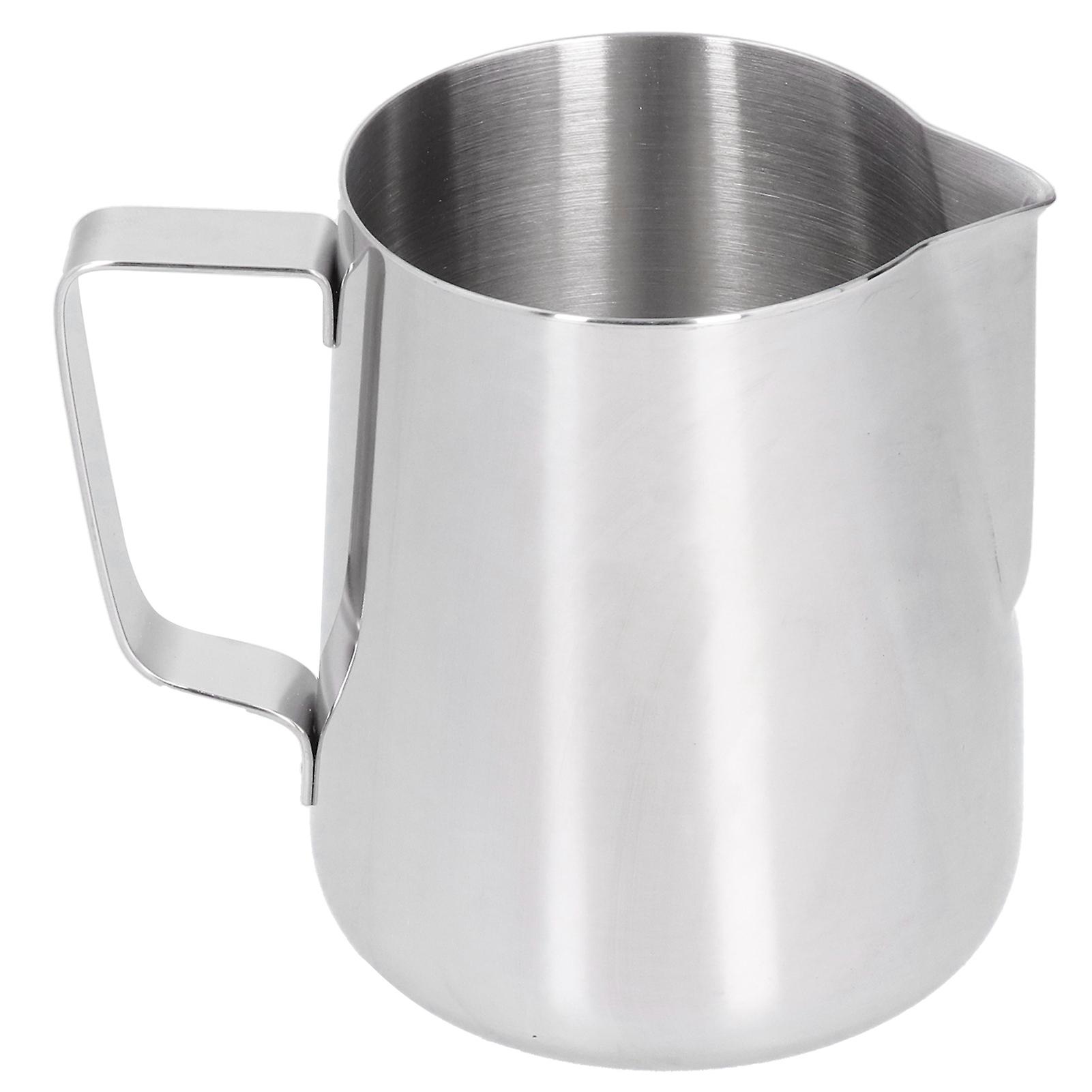 Stainless Steel Coffee Frothing Pot Multipurpose Anti Scalding Coffee Jug for Home Kitchen 600ml