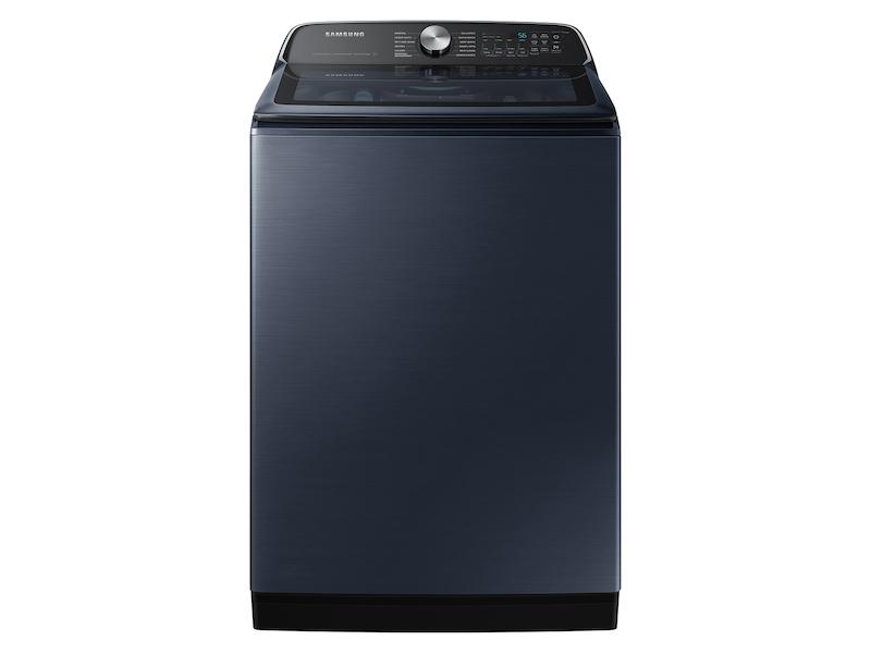 Samsung WA54CG7150AD 5.4 Cu. Ft. Smart Top Load Washer With Pet Care Solution And Super Speed Wash In Brushed Navy