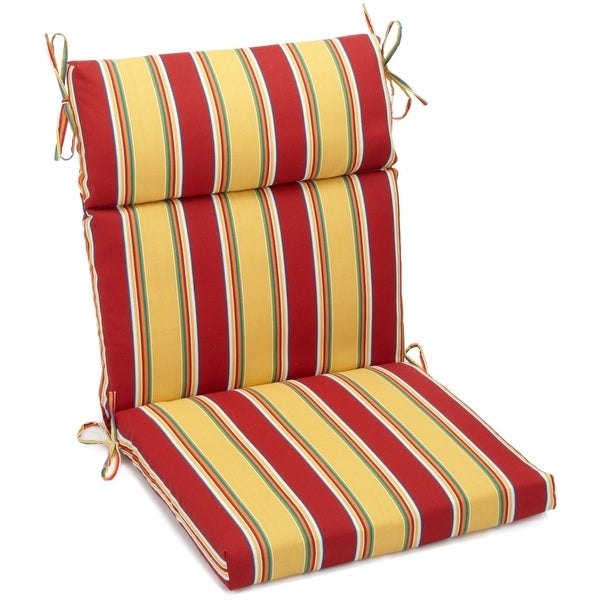 20-inch by 42-inch Three-section Outdoor Seat/Back Chair Cushion