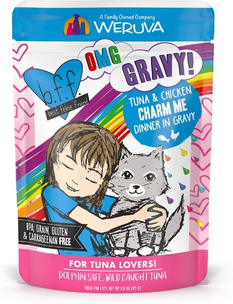 BFF Tuna and Chicken Charm Me Dinner in Gravy Wet Cat Food Pouches