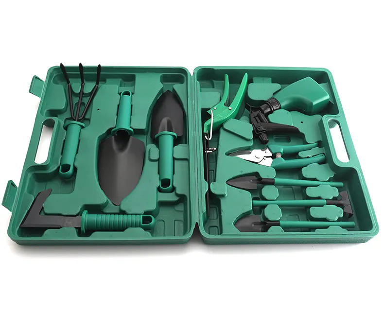 Gardening Tools 10 Pcs Garden Tool Kit with Carrying Case Gardening Gifts for Women  Men  Kid Gardener Garden Tool Set