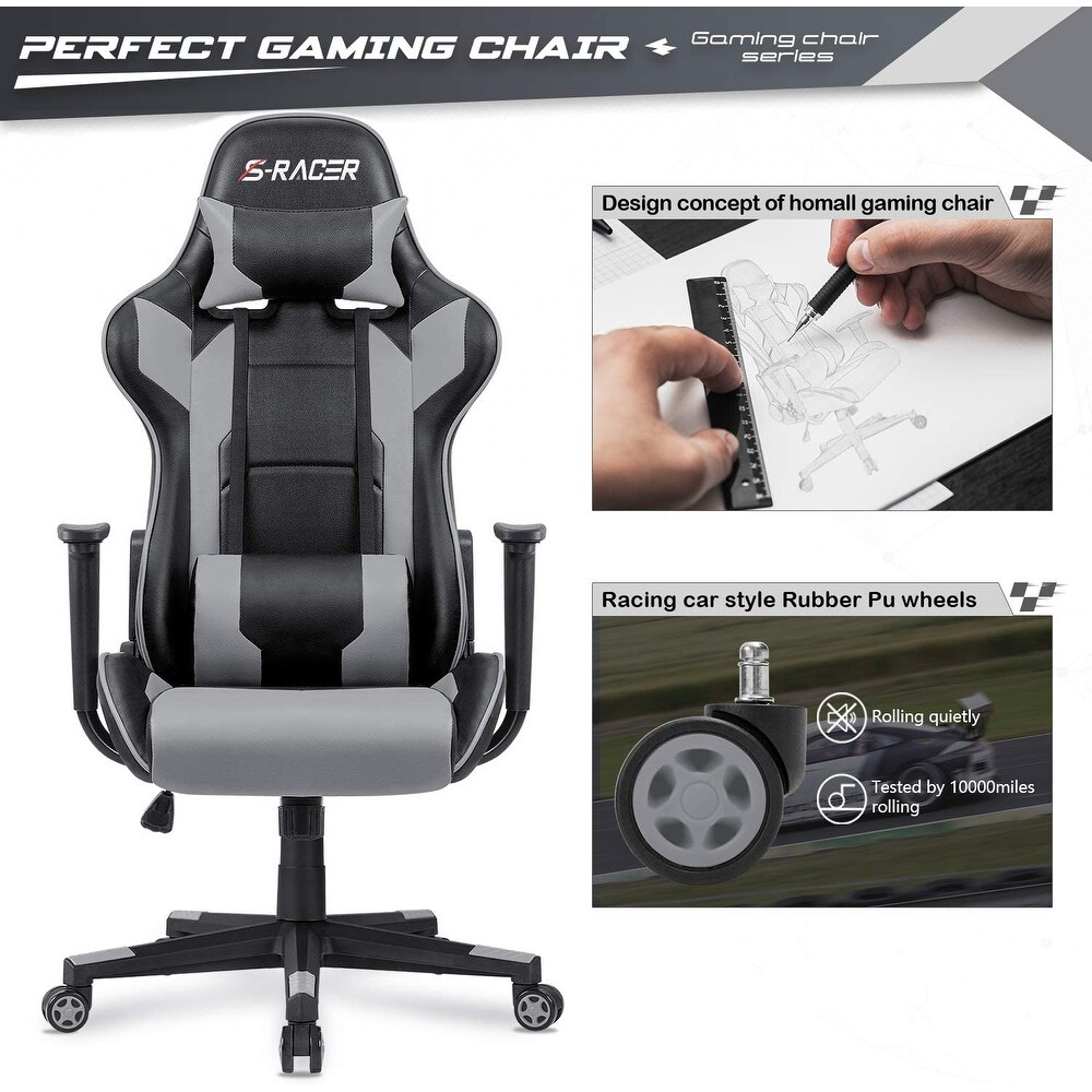 Furniwell Gaming Chair Computer Office Chair Ergonomic Desk Chair