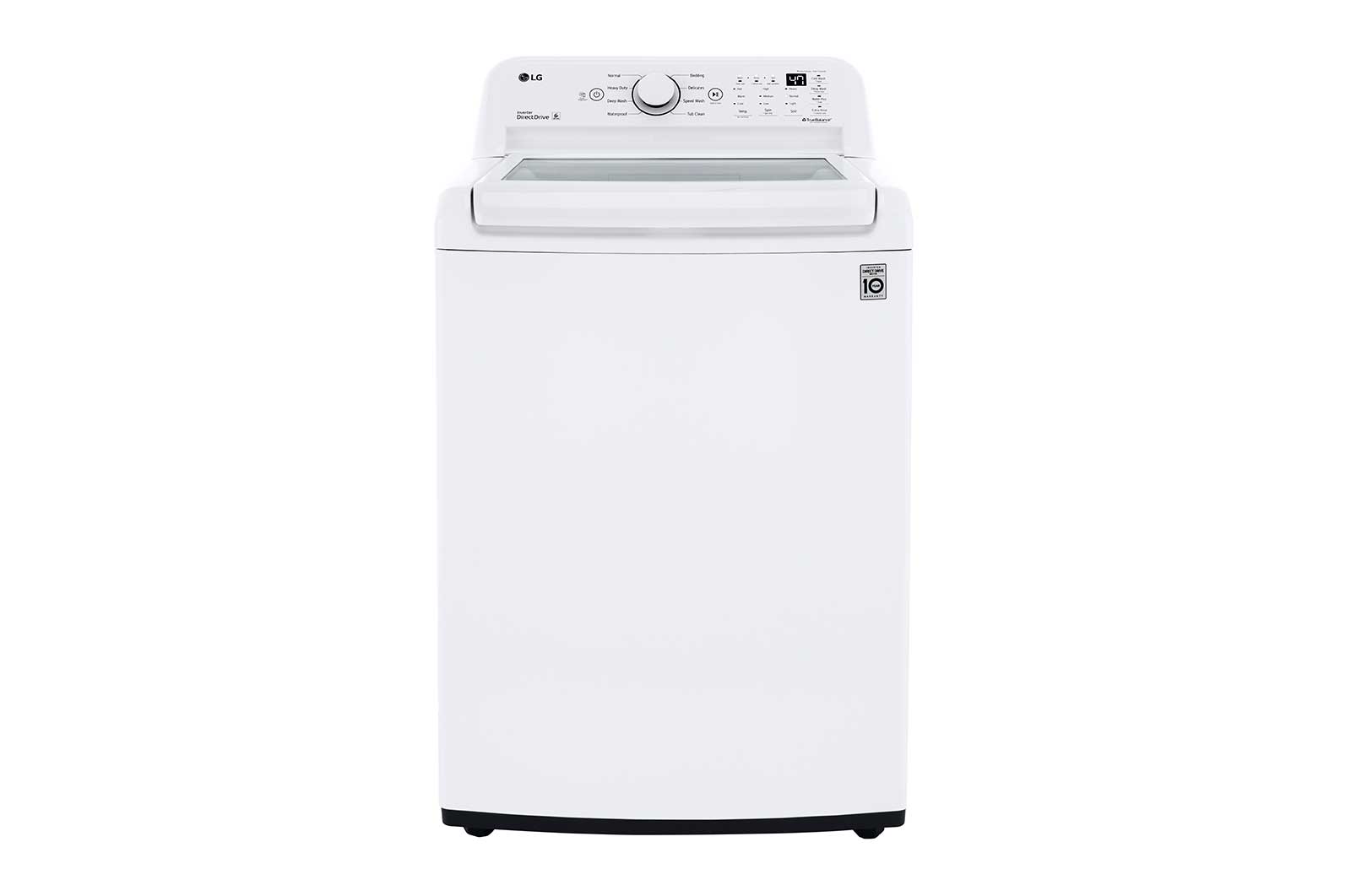 Lg WT7000CW 4.5 Cu. Ft. Ultra Large Capacity Top Load Washer With Turbodrum™ Technology