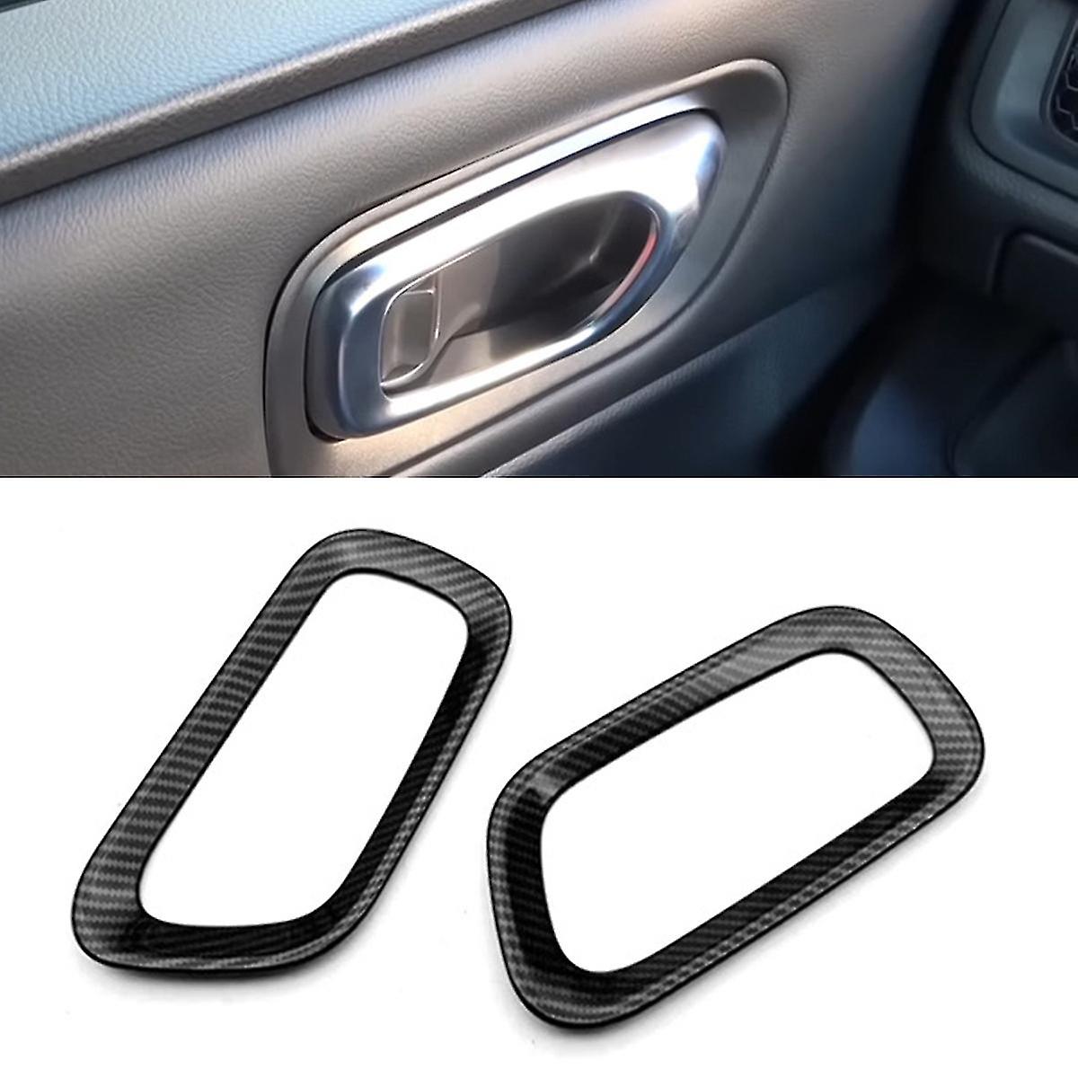 Car Carbon Fiber Inner Door Handle Cover For Stepwgn 2022 2023 Door Bowl Handle Trim Frame Sticker