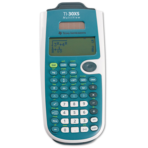 Texas Instruments TI-30XS MultiView Scientific Calculator， 16-Digit LCD (TI30XSMV)