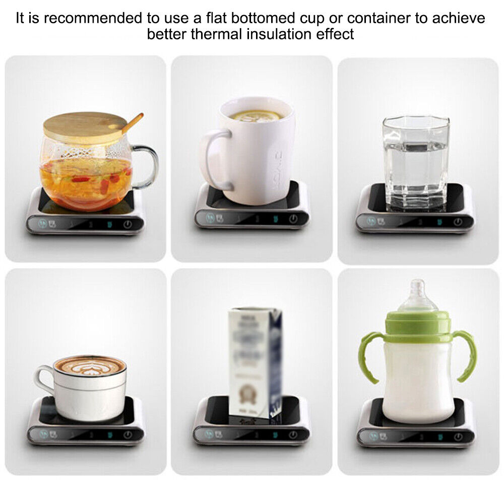 Smart USB Coffee Mug Warmer Tea Milk Cup Heater Pad Heating Coaster Office Home