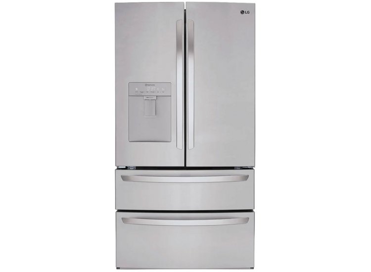 LG 29 Cu. Ft. Stainless Steel 4-Door French Door Refrigerator With Slim Design Water Dispenser