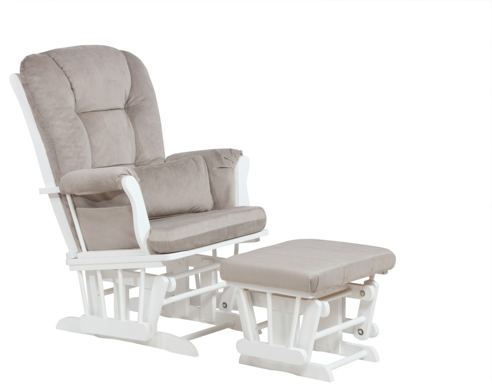 Alice Glider Chair and Ottoman   Transitional   Gliders   by AFG Baby Furniture  Houzz