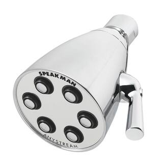 Speakman 3-Spray Patterns with 2.5 GPM 2.75 in. Wall Mount Fixed Showerhead in Polished Chrome SR-2252