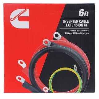 Cummins 6 ft Extension Cables for Inverters CMNIKT4